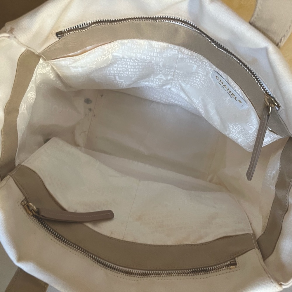Chanel Canvas Marshmallow CC Tote - Picture 7 of 13